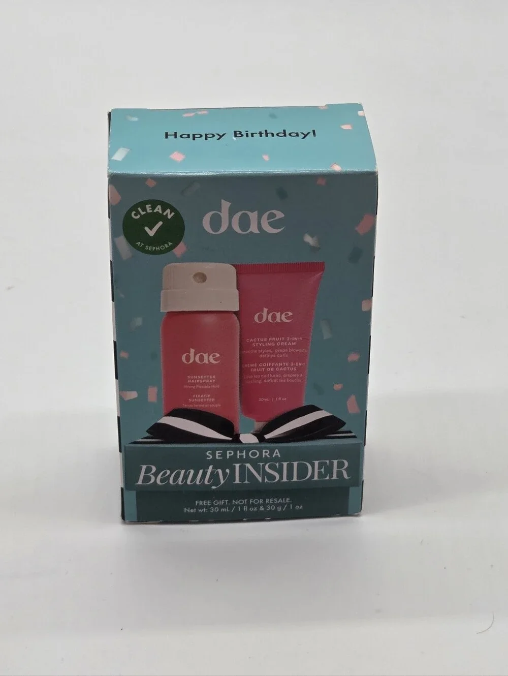 Dae Cactus Fruit 3-in-1 Styling Cream 30ml and Dae Sunsetter Hairspray 1 oz.